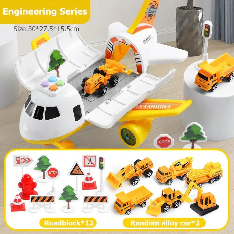 Toy Airplane Set For Kids With Multiple Planes And Accessories