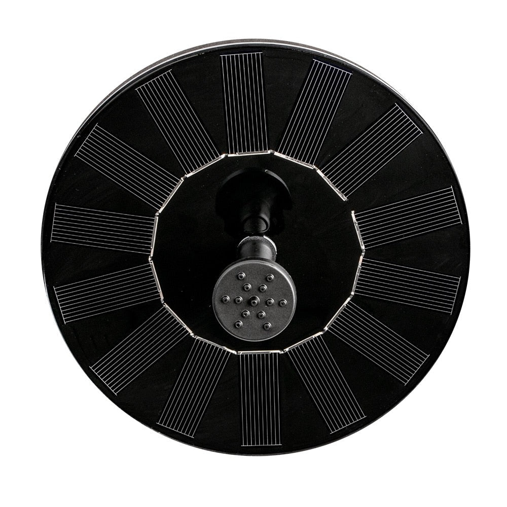 Solar Fountain Pump Floating Water Feature For Garden Pond And Bird Bath