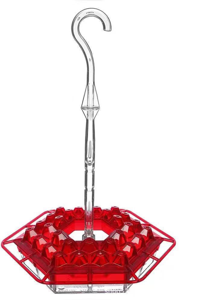Hummingbird Feeder With Ant-Proof Hanging Perch For Outdoor Gardens