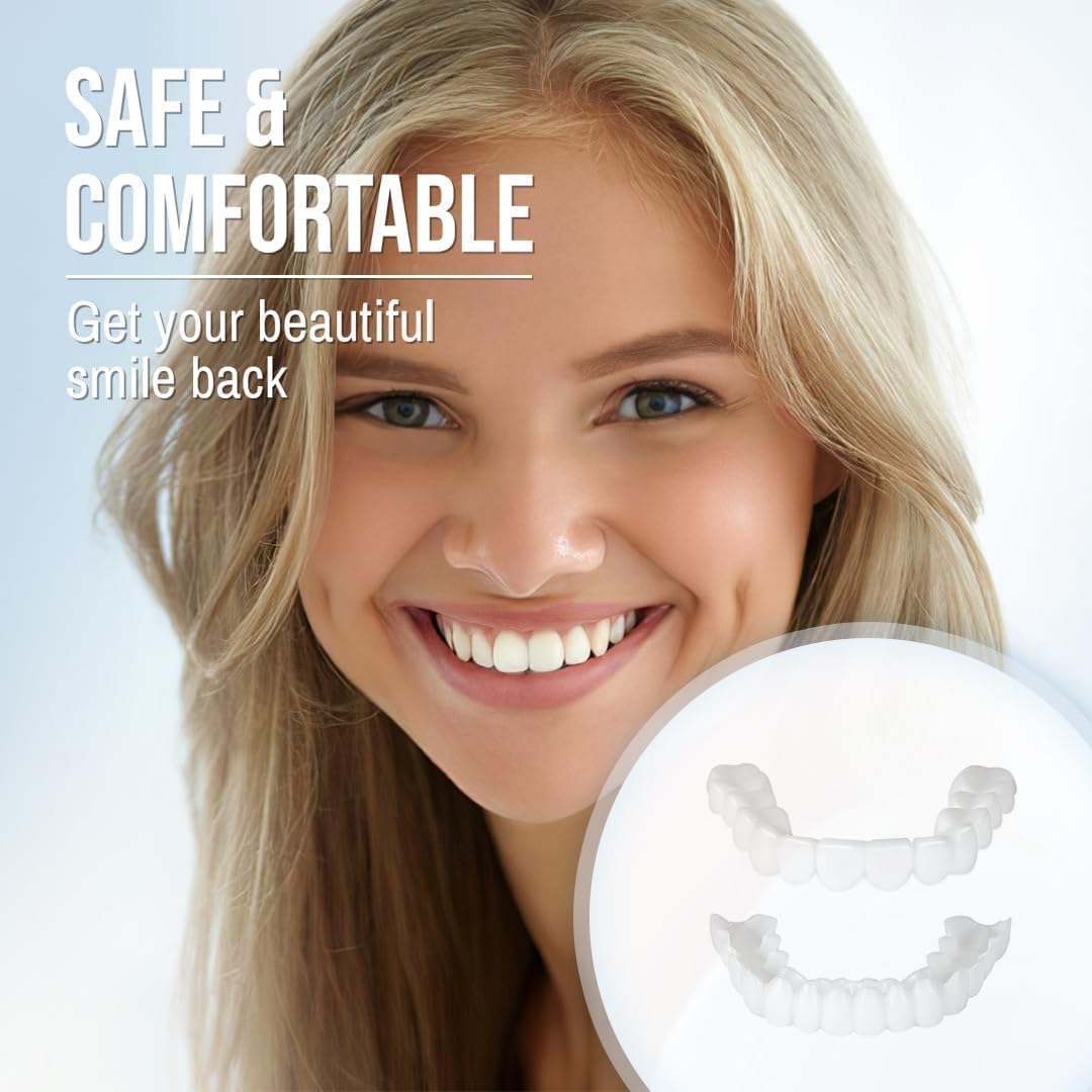 Veneers For Upper And Lower Teeth — Instant Smile Removable Set