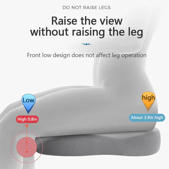 Car Seat Booster For Adults With Adjustable Back Support And Armrests