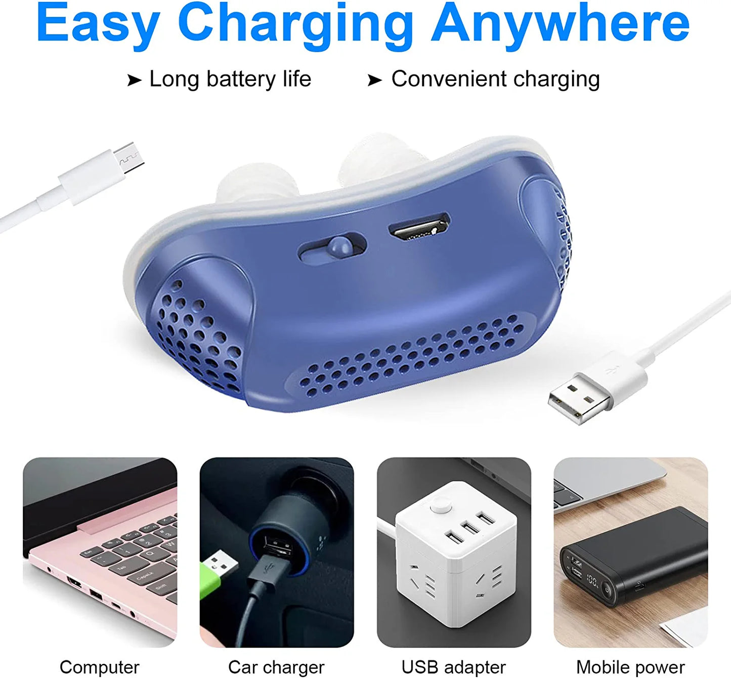 Portable Micro Sleep Support Device For Travel And Anti-Snoring