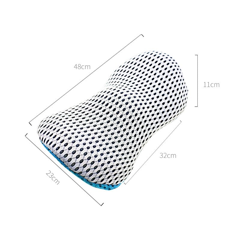 Lumbar Support Cushion Ergonomic Memory Foam Back Comfort Pillow