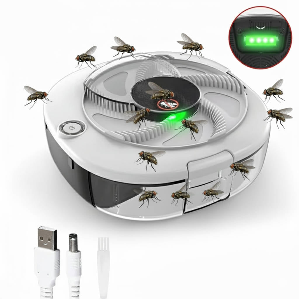 Electric Fly Trap For Indoor And Outdoor Use With LED Light