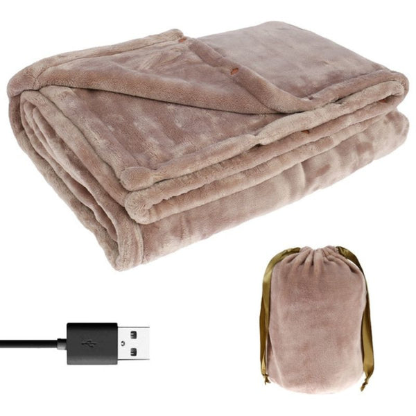 Heated Blanket Cordless Battery-Powered Electric Rechargeable For Indoor Outdoor Use