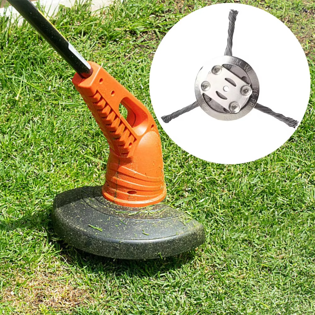 Weed Trimmer Head Steel Wire Replacement For Universal Fit
