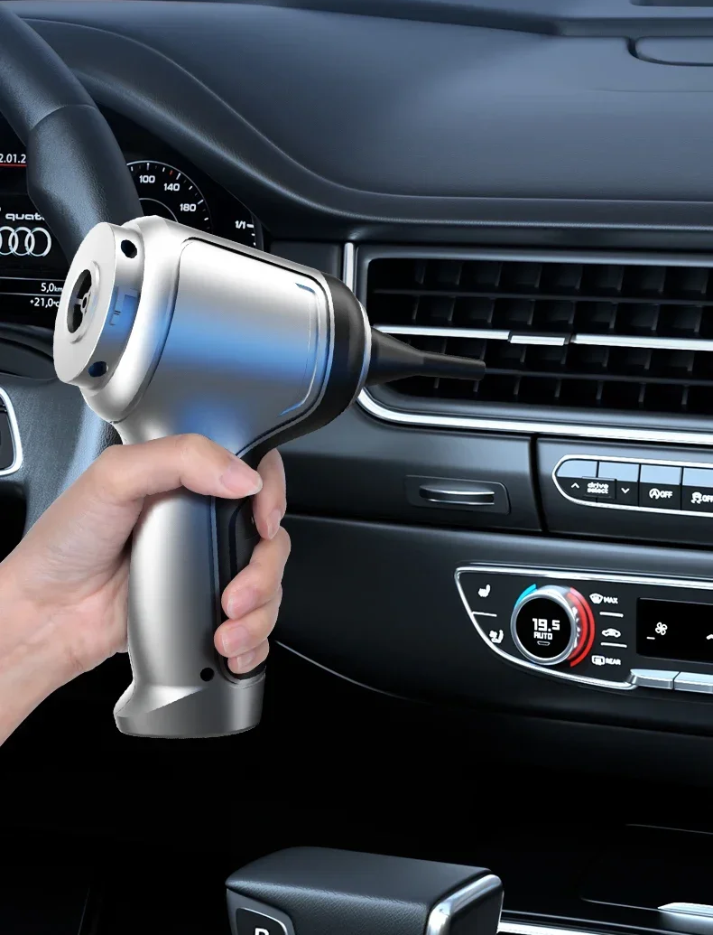 Cordless Car Vacuum Cleaner With Powerful Suction And Extended Battery Life