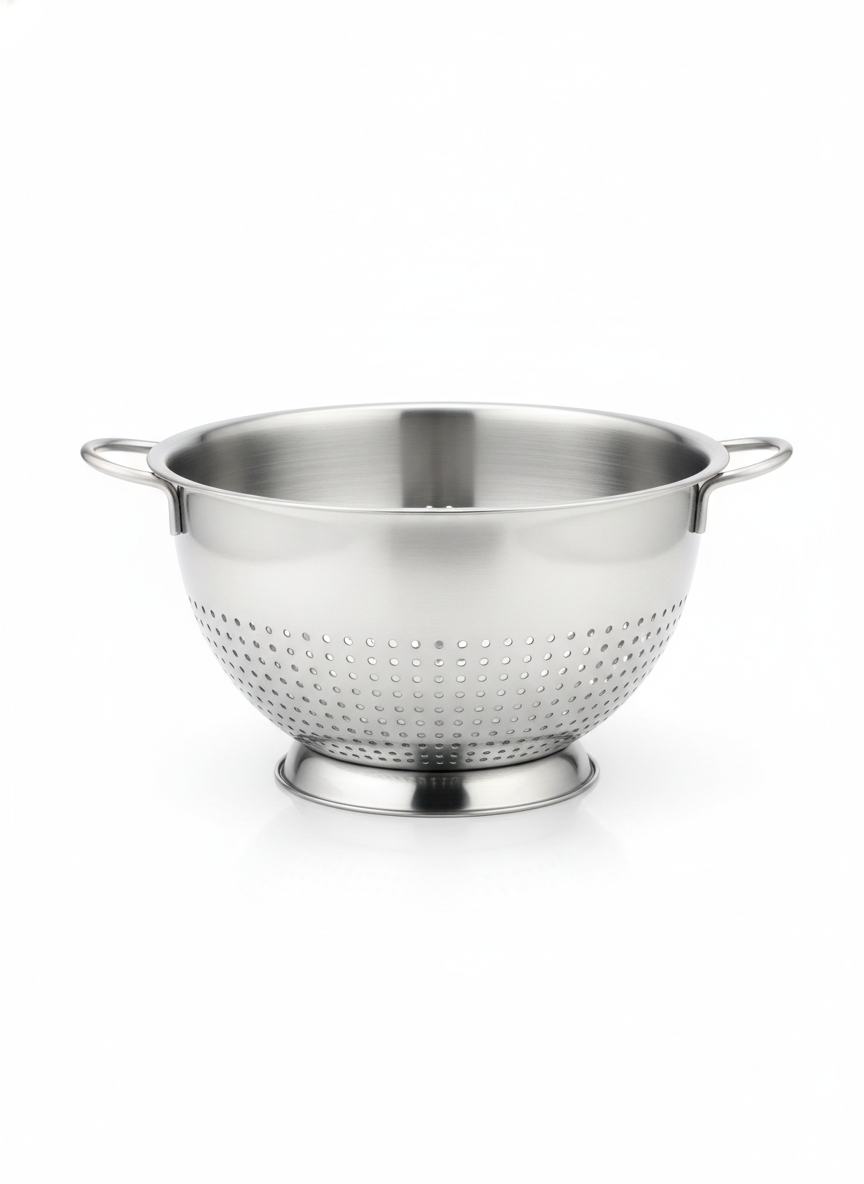 Silver Stainless Steel Colander Strainer - Stainless Steel Collection