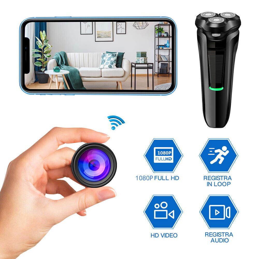 Hidden Shaver Camera 1080P HD WiFi Mini Razor With Motion Detection