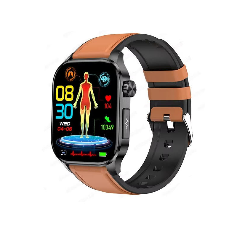 Smartwatch For Seniors With Blood Pressure And Glucose Tracking