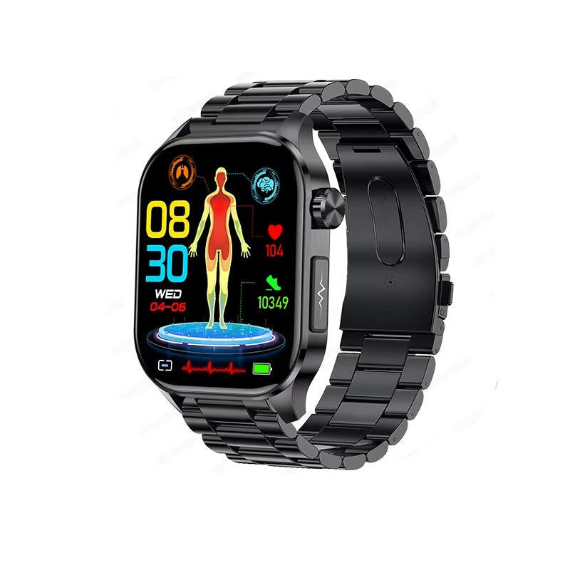 Smartwatch For Seniors With Blood Pressure And Glucose Tracking