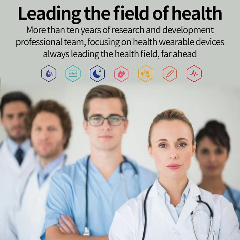Smartwatch For Seniors With Blood Pressure And Glucose Tracking