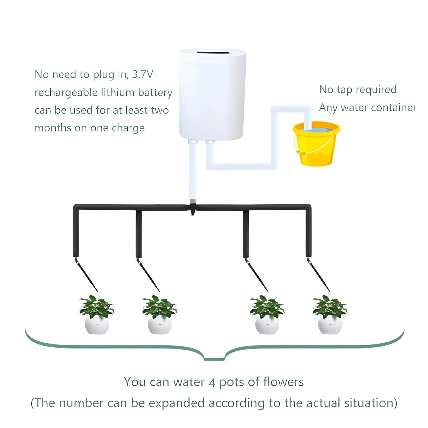 Watering Pump Controller With Automatic Timer And Moisture Sensor