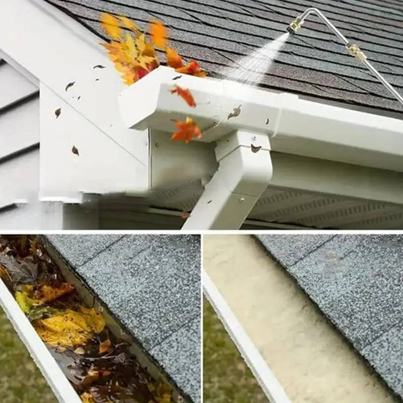 Telescoping Pressure Washer Wand 4000 PSI For Roof, Gutter, And Wall Cleaning