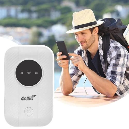 Portable WiFi Router With 4G LTE Hotspot, Dual-Band, Travel Battery Pack