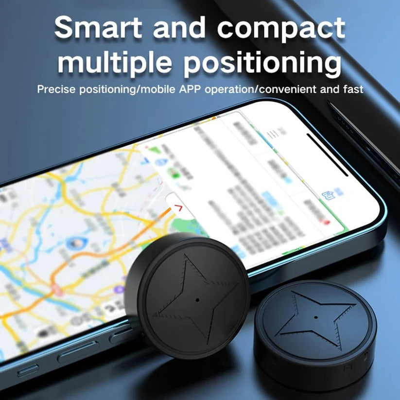 GPS Tracker Mini Magnetic Real-Time Vehicle Locator With Long Battery Life