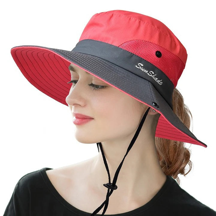Foldable Sun Hat With Lightweight UV Protection For Beach Travel