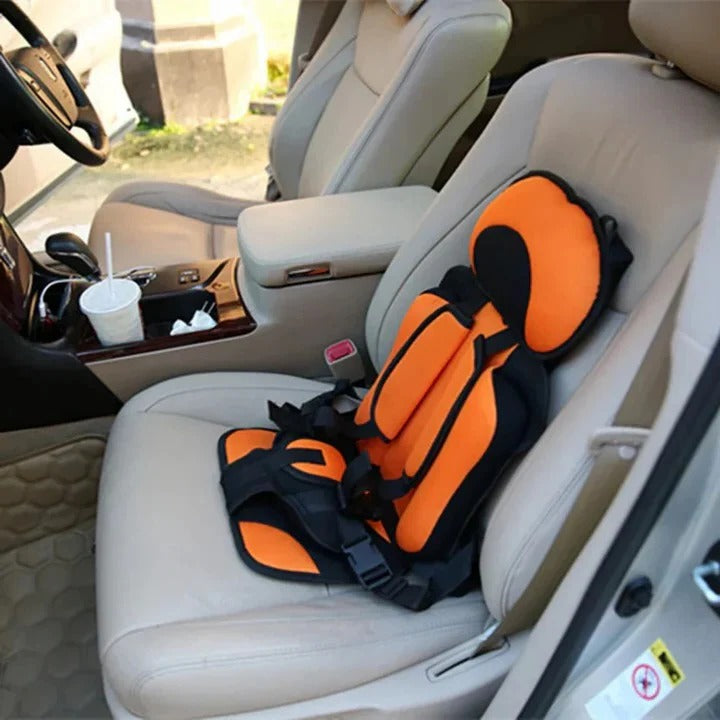 Child Car Travel Seat With Safety Harness For Secure Vehicle Use