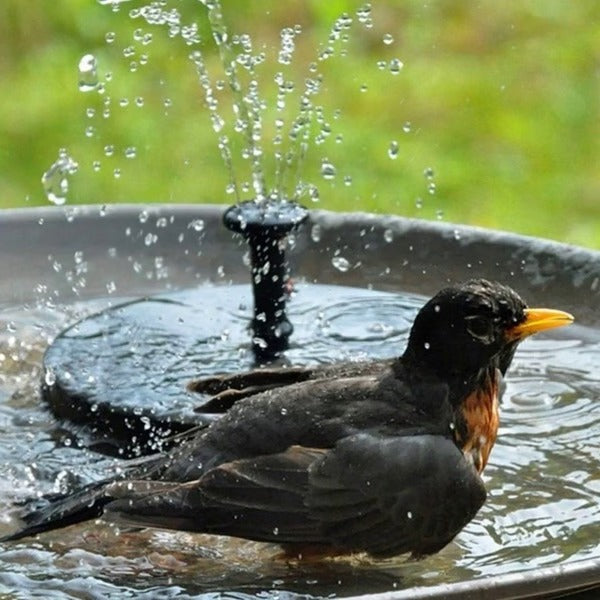 Solar Garden Water Fountain Outdoor Solar-Powered Eco-Friendly Gift For Garden Lovers