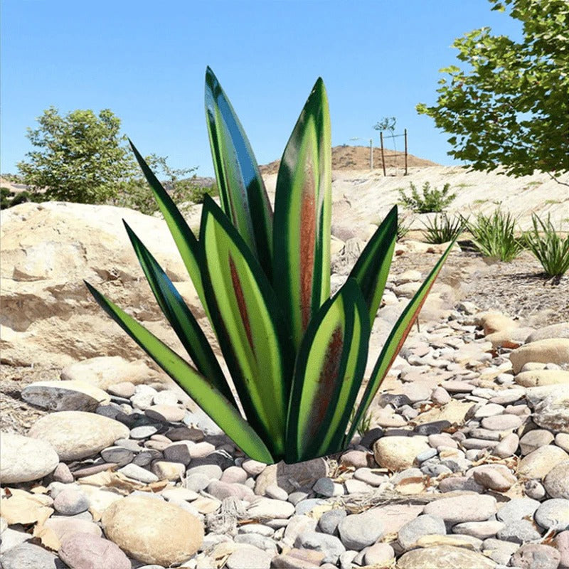 Garden Lamp Agave Style Succulent Decorative Outdoor Landscape Lighting Fixture