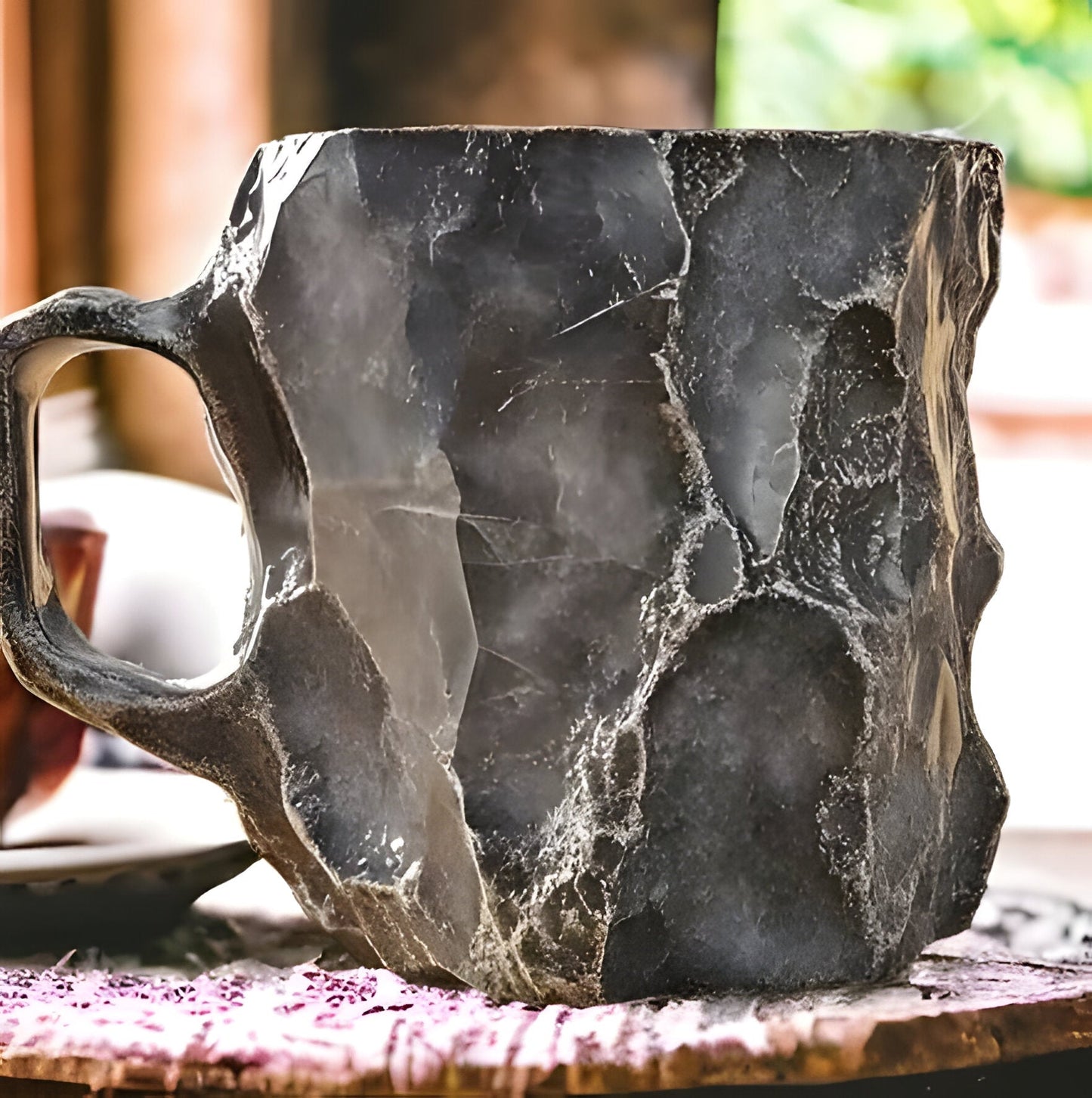 Coffee Mugs With Mineral Crystal Finish, Durable Dishwasher And Microwave Safe