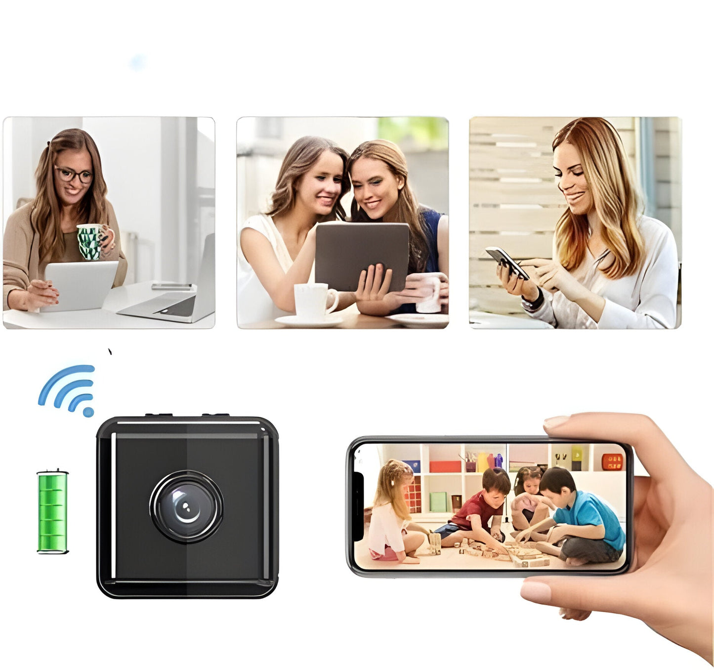 Wireless Security Camera HD Night Vision Motion Detection Sentinel Eye