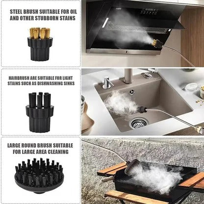 High-Pressure Steam Cleaning Tool For Grout, Tile, Upholstery And Outdoor Surfaces