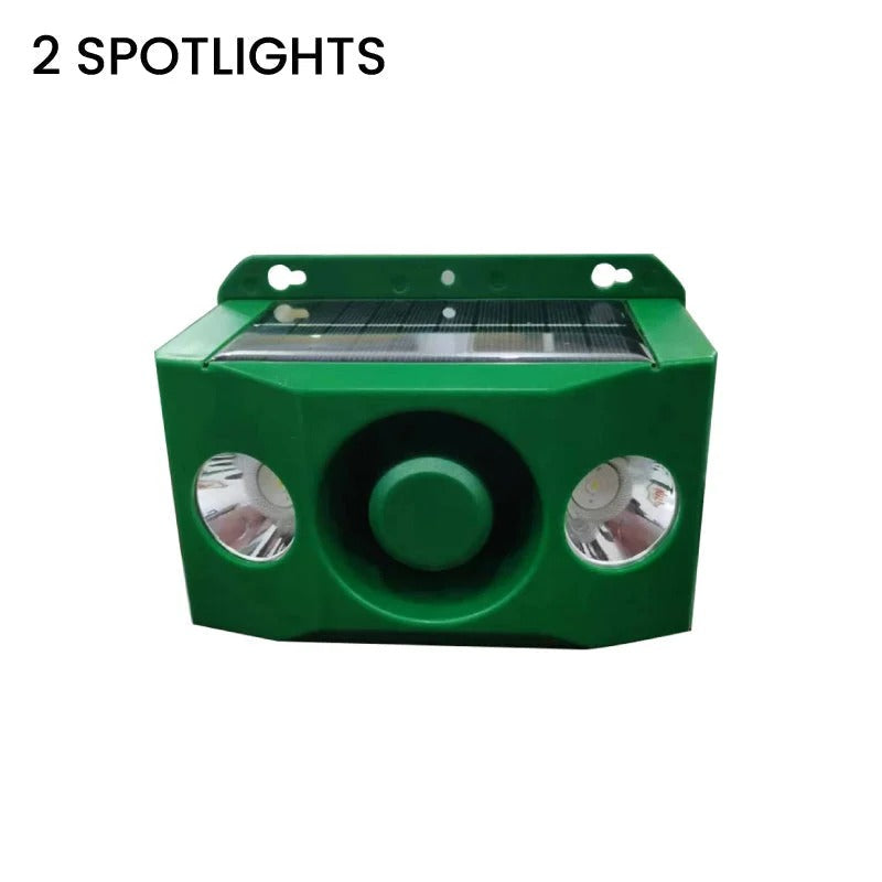 Solar Warning Lights With Beast-Repellent Sensors For Outdoor Protection