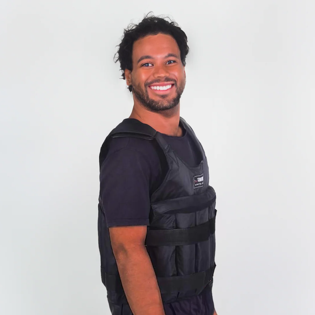 Weighted Vest 110-Pound Adjustable Weight For Exercise And Training