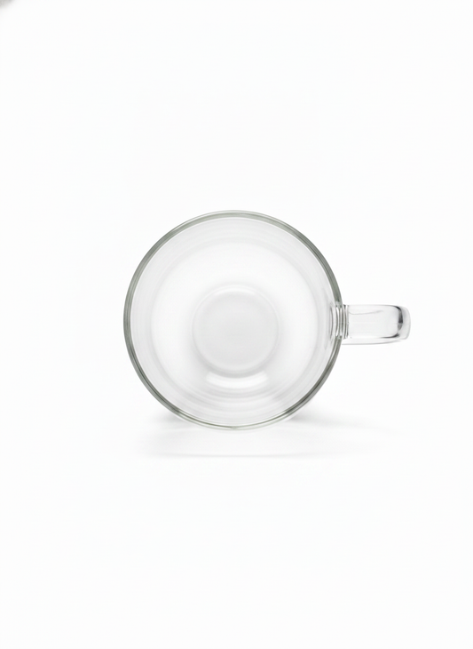 Clear Double Walled Glass Mug - Mugs
