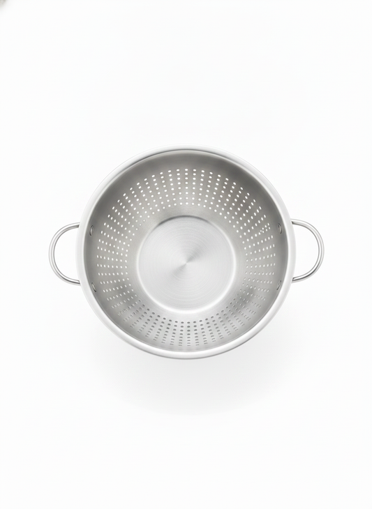 Silver Stainless Steel Colander Strainer - Stainless Steel Collection