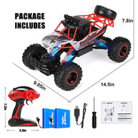 Monster Truck Toy For Kids Ages 3+ Durable Off-Road Vehicle