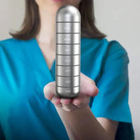 Pill Organizer 7-Day Aluminum Compact Travel Box Container