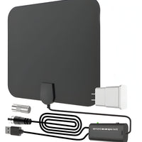 Indoor Digital HDTV Antenna With 300-Mile Range And Signal Booster