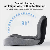 Seat Cushion Memory Foam Lumbar Support Pillow For Car And Office