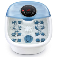 Foot Spa Massager With Temperature Control, Bubble Bath And Vibration