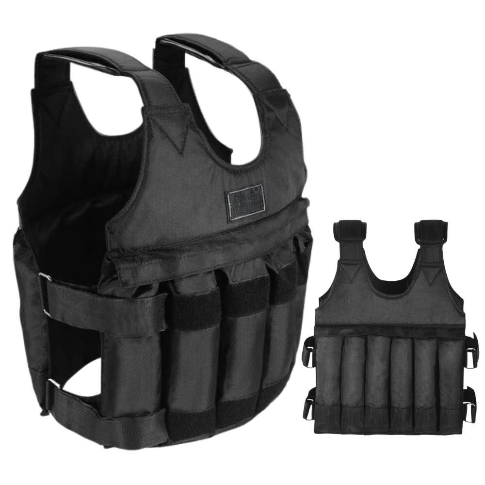 Weighted Vest 110-Pound Adjustable Weight For Exercise And Training