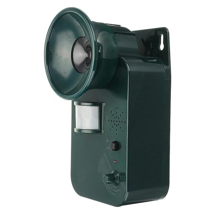Outdoor Ultrasonic Animal Repeller Cordless 9V DC Covers 5,000 Sq Ft