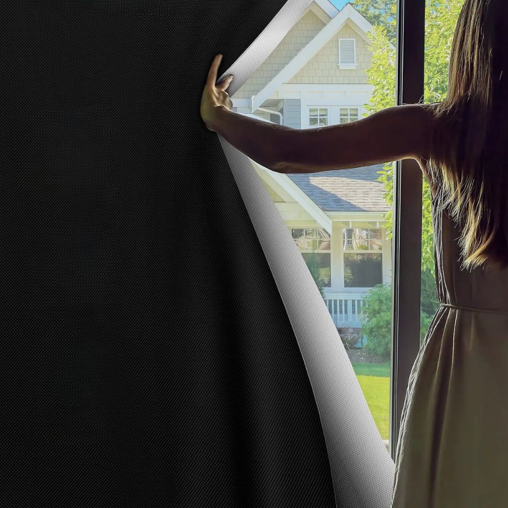 Blackout Window Shade Self-Adhesive Sun Blocking Privacy Cover