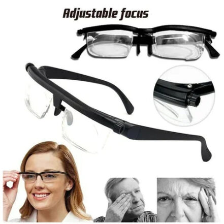 Adjustable Focus Glasses For Near And Far Vision Correction