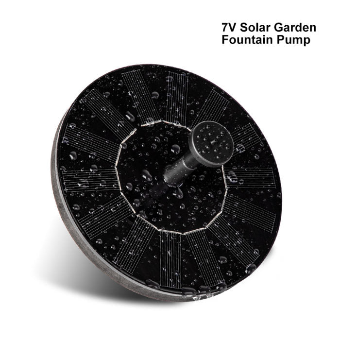 Solar Fountain Pump Floating Water Feature For Garden Pond And Bird Bath