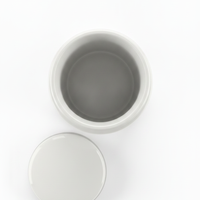 White Ceramic Rice Canister - Storage Items for kitchen