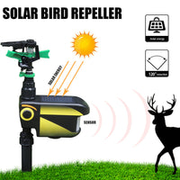 Motion Activated Deer Repellent Sprinkler Solar Powered With Automatic Sensor