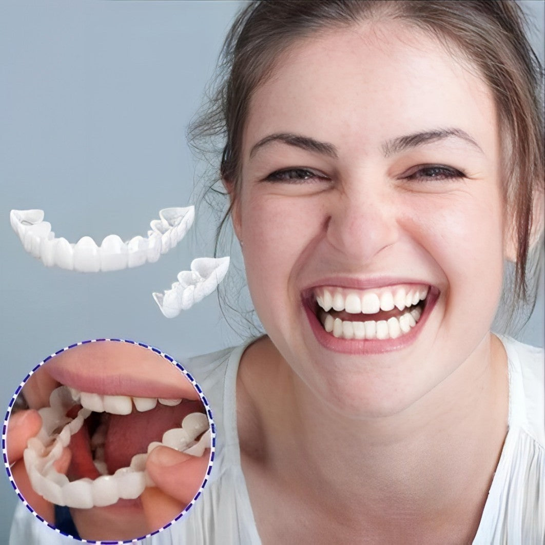 Veneers For Upper And Lower Teeth — Instant Smile Removable Set