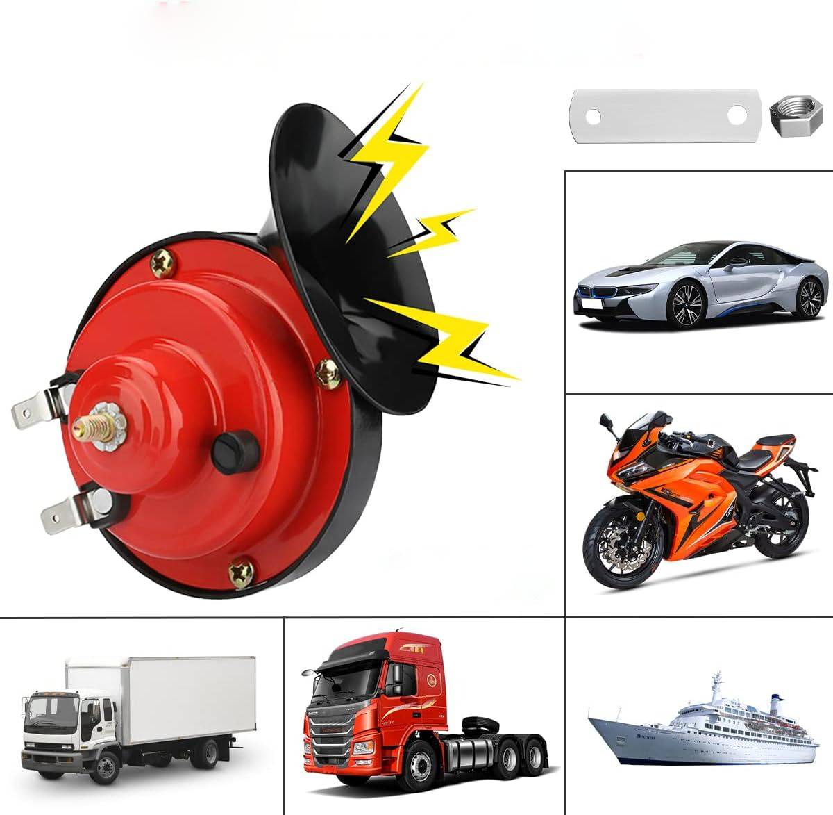 Train Horn Kit Ultra Loud 12V Air Compressor System For Trucks