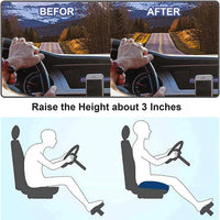 Car Seat Booster For Adults With Adjustable Back Support And Armrests