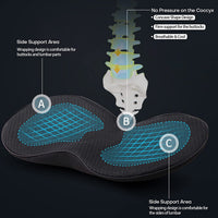 Car Seat Cushion For Shorter Drivers And Enhanced Driving Comfort