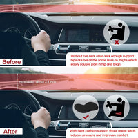 Car Seat Cushion For Shorter Drivers And Enhanced Driving Comfort