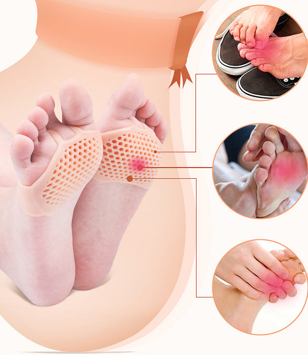 Metatarsal Pads Breathable Gel Cushions For Ball Of Foot, Set Of 2