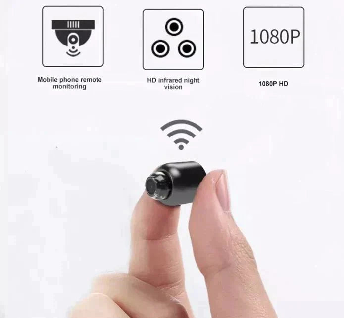 WiFi Security Camera Wireless HD Night Vision Monitoring For Kids And Pets